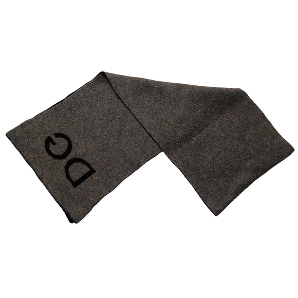 Dolce & Gabbana Black & Gray Reversible Scarf Pre-owned - Picture 4 of 14